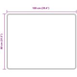 Traka za tepih MARSA Crna 80 x 100 cm Poliester i PVC | Eponuda.ba