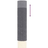  Penjalica za mačke od poda do stropa tamnosiva 277 - 303 cm | shoptok.hr