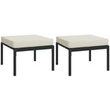 Maison Chic Vrtni stolčki - Vrtni stoli za noge z peščenimi blazinami 2 kosa 60x60x35 cm JS1154, (21878797) | Shoptok.si