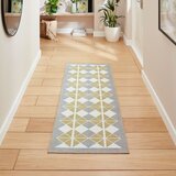 Think Rugs Rumeno-siv pralen tekač 61x170 cm Victoria Yellow – | Shoptok.si