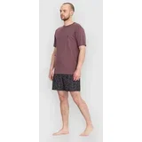 Melange Trunk 17 Boardshorts asphalt black