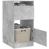 Ormar za pranje rublja s pohranom Beton Konstruirano drvo - Beton siva 102 cm | shoptok.hr