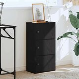 vidaXL Regal za knjige crni hrasta 40x24x77 cm od konstruiranog drva | shoptok.hr