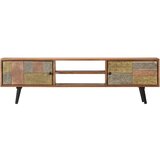 Maison Chic TV omarica - TV stojalo - Televizijska omarica 140x30x40 cm trden akacijev les, (21700428) u