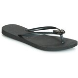 Havaianas Japonke SLIM METAL PIN Črna Cene