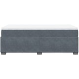  Box spring krevet s madracem tamnosivi 90x190 cm baršunasti | shoptok.hr