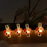 LED svetleći niz štipaljke "deda mraz" 0.9m ( ML-C3013 )