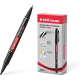 Erich Krause Dvostranski marker P-80, črn 12 KOS, (21221261) Cene