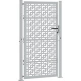  Vrtna vrata 100x175 cm Otporna na vremenske uvjete Čelična Križni Dizajn | shoptok.hr