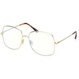 Tom Ford Blue Block Ženski okvir za dioptrijske naočare 0FT6048-B 3059, Zlatni Cene