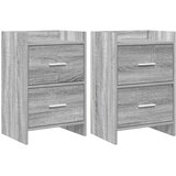 vidaXL Posteljne mize 2 pcs Siva Sonoma 40 x 30 x 60 cm Inženirski les, (5000247411) | Shoptok.si