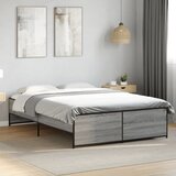  Okvir za krevet boja hrasta 120x190cm konstruirano drvo i metal | shoptok.hr