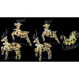 vidaXL LED jelene med 40 LED 5 pcs Multikolor PET | Shoptok.si