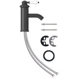 vidaXL Kopalniška armatura za umivalnik siva 130x180 mm | Shoptok.si