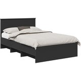  Krevetna konstrukcija Crna 120 x 123 cm Konstruirano drvo | shoptok.hr