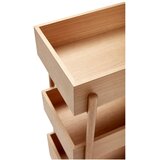 Hübsch Pomoćni stol od punog hrasta u prirodnoj boji 34x43 cm Stack – | shoptok.hr
