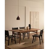 Kave Home Crna viseća svjetiljka s drvenim sjenilom ø 15 cm Amire – | shoptok.hr