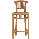 Furnova Barski stol iz trdne tikovine, (21949213) | Shoptok.si