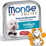 Monge Fresh Pate & Chunkies with Tuna 100g, Paštete sa Tunjevinom za pse | ePonuda.com