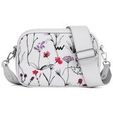 Vuch Crossbody torba Massimo Wildflowers Grey, 16 x 23 cm | shoptok.hr