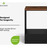Blumfeldt WoodVista skladišni ormarić | Stabilna MDF radna ploča | Održivi materijali | Jednostavna montaža | shoptok.hr