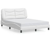  Okvir za krevet bez madraca Hvar bijeli 140x190 cm od umjetne kože | shoptok.hr