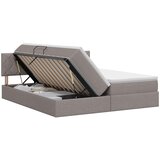  Krevet s od storage s uzglavljem 2 kom. Sivosmeđa Lažna koža | shoptok.hr