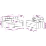  2-dijelni set sofa s jastucima crni od tkanine | shoptok.hr