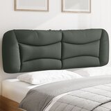 vidaXL Vzglavna stranica temno siva 160 cm blago Cene