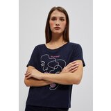 Moodo Cotton blouse with print | Shoptok.si