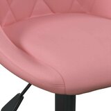  Barski stolčki 2 kosa roza žamet, (20967494) | Shoptok.si