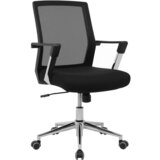 Songmics pisarniški stol, črn, OBN83B | Shoptok.si