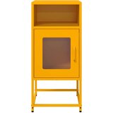 vidaXL Nočna omarica Gorčično rumena 36x39x78 cm Hladno valjano jeklo | Shoptok.si