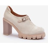 Boto Women's High Heel Pumps Light Beige Tauina | shoptok.hr