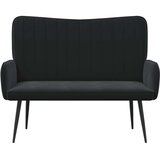  Kauč za dvoje Crna 115 x 61 x 87 cm Baršun | shoptok.hr