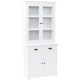Furnova Kredenca s 4 vrati MDF in borovina 80x40x180 cm, (21955037) | Shoptok.si