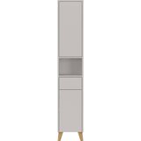 Germania Krem visok kupaonski ormarić u mat dekoru 33x181 cm Arnea – | shoptok.hr