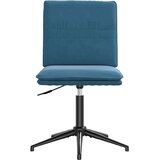 vidaXL Jedilni stol moder žamet | Shoptok.si