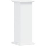 Furnova Stojalo za rastline belo 33x33x80 cm inženirski les, (22014419) | Shoptok.si