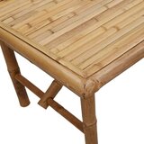 vidaXL Naravni bambus 90 x 50 x 43 cm Klubska miza Pravokotna | Shoptok.si