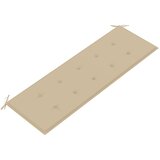  Klupa Batavia s bež jastukom 150 cm od masivne tikovine | Eponuda.com