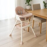 Baby Mix stolček za hranjenje Nora, prašno roza | Shoptok.si