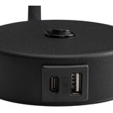  LED zidna lampa LAGOS sa USB portom, 1xG9/3W/5V, crna | Eponuda.com