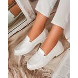 Resti White women's moccasins made of eco leather Zibom- Footwear | ePonuda.com