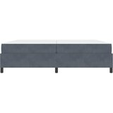  Krevetna konstrukcija Tamno siva 200 x 200 cm tkanina Zagasitosiva | Shoptok.si
