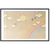  Plakat - Rainbow Day 90x60 Crni okvir s margom | shoptok.hr