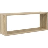  Kockaste zidne police 4 kom boja hrasta 60 x 15 x 23 cm drvene | Eponuda.ba
