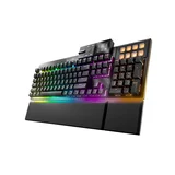 DARK MOUNT Silent Linear Gaming Keyboard, be quiet! Silent Linear Mechanical Switches, 8 Customizable Display Keys, Hot-swappable Numpad an