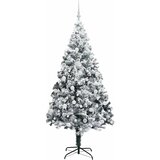  Umjetno božićno drvce Bijelo 210 cm PVC i Čelik i Plastika | shoptok.hr