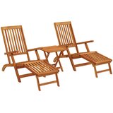  Ležaljka koja se može preklopiti i nagnuti 2 pcs Prirodna | shoptok.hr
